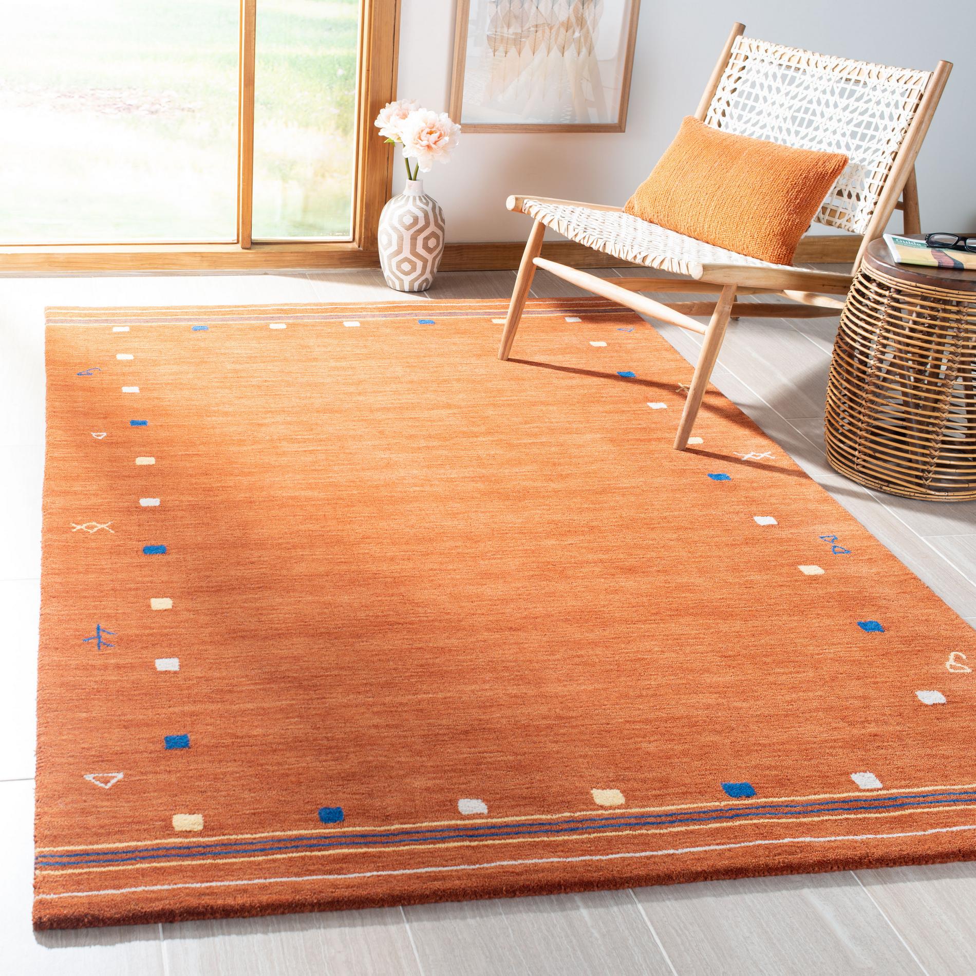 Safavieh Himalaya Him563P Rust Area Rug