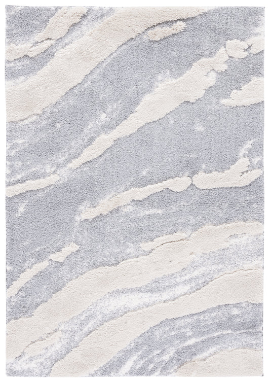 Safavieh Hi-Lo Shag Hls204F Grey/Light Beige Area Rug