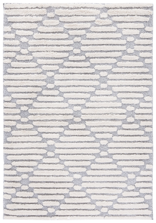 Safavieh Hi-Lo Shag Hls212F Grey/Beige Area Rug