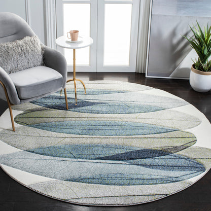 Safavieh Hollywood Hlw703A Ivory/Blue Area Rug