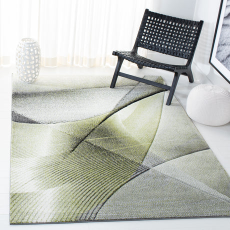 Safavieh Hollywood Hlw715Y Grey/Green Rugs.