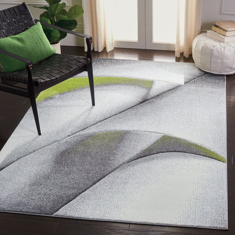 Safavieh Hollywood Hlw716Y Grey/Green Rugs.