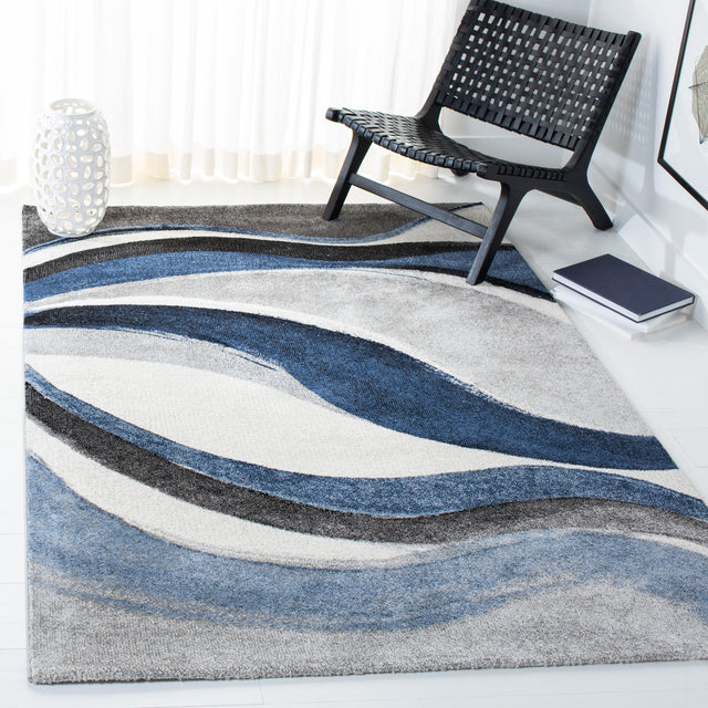 Safavieh Hollywood Hlw766F Grey/Blue Rug.