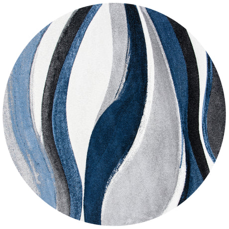 Safavieh Hollywood Hlw766F Grey/Blue Rug.