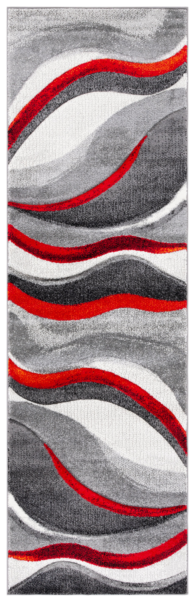 Safavieh Hollywood Hlw766Q Grey/Red Rug.