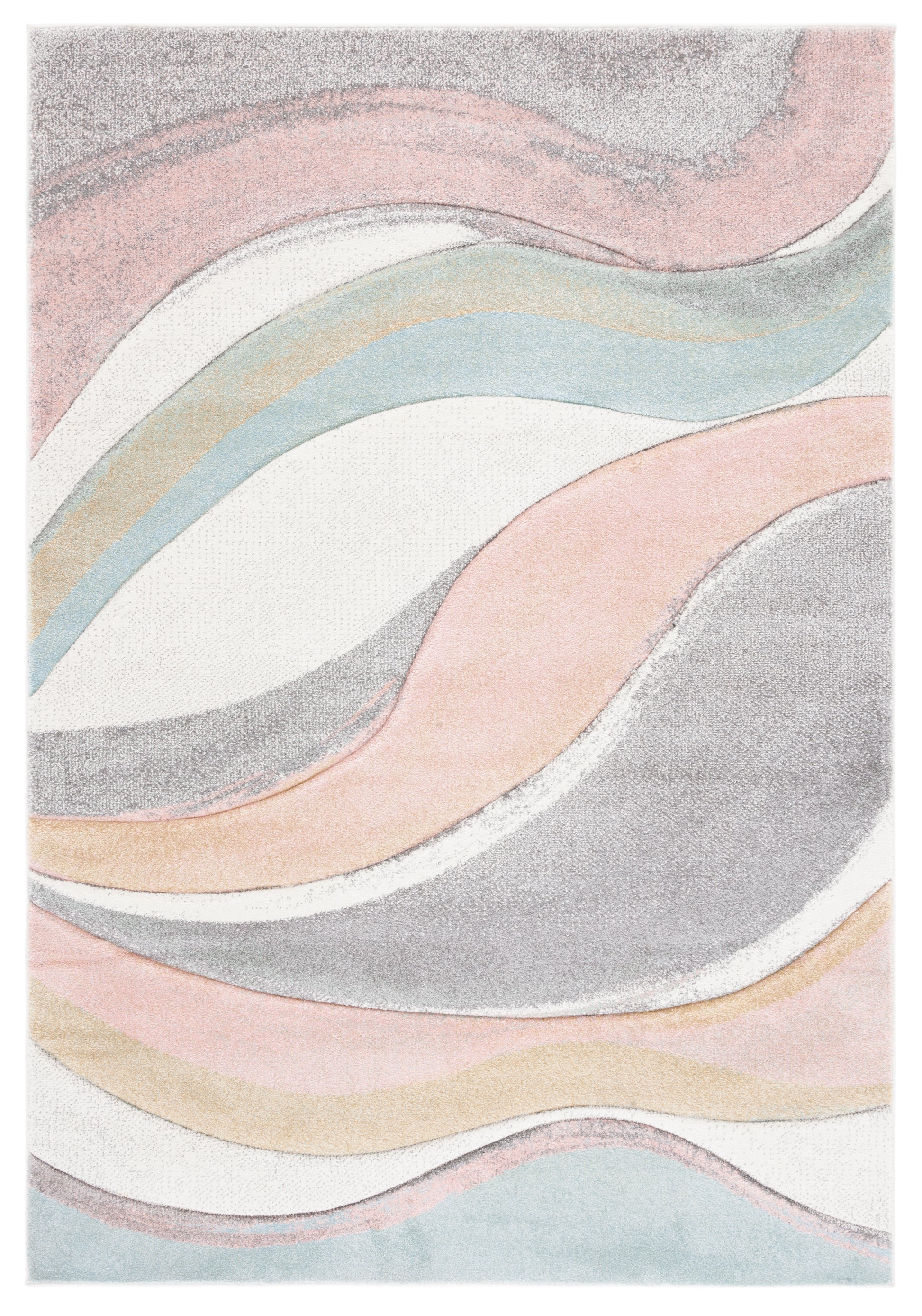 Safavieh Hollywood Hlw766U Grey/Pink Area Rug