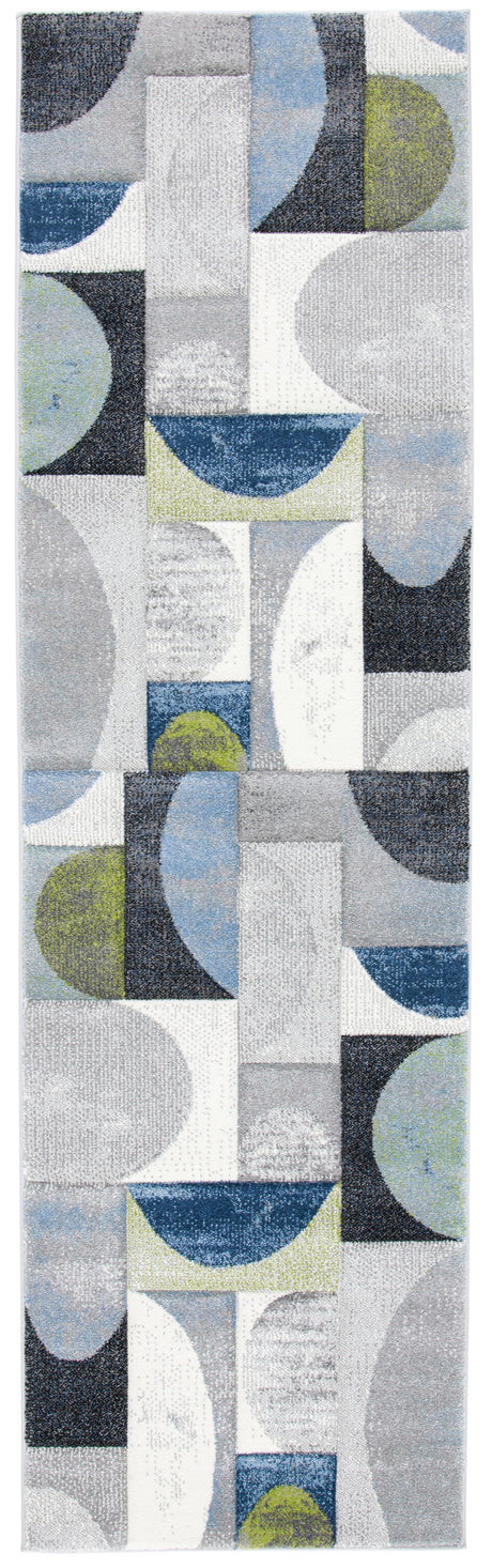 Safavieh Hollywood Hlw798F Grey/Blue Rug.