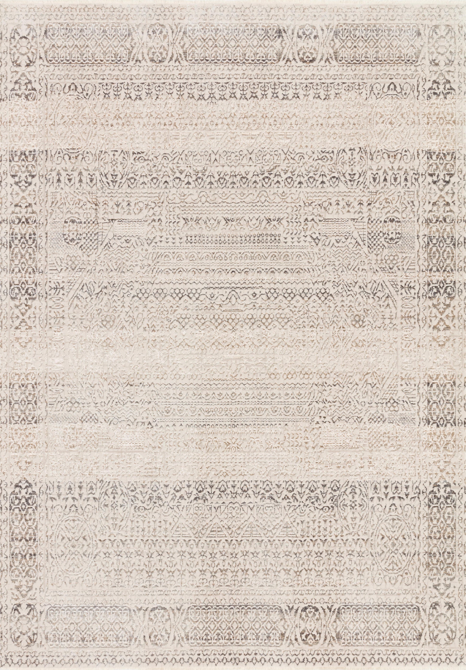 Loloi Homage Hom-05 Ivory/Silver Area Rug