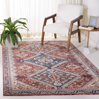 Safavieh Heirloom Hrl755N Navy/Rust Area Rug