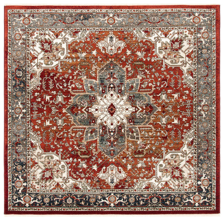 Safavieh Herat Hrt301Q Red/Ivory Rugs.