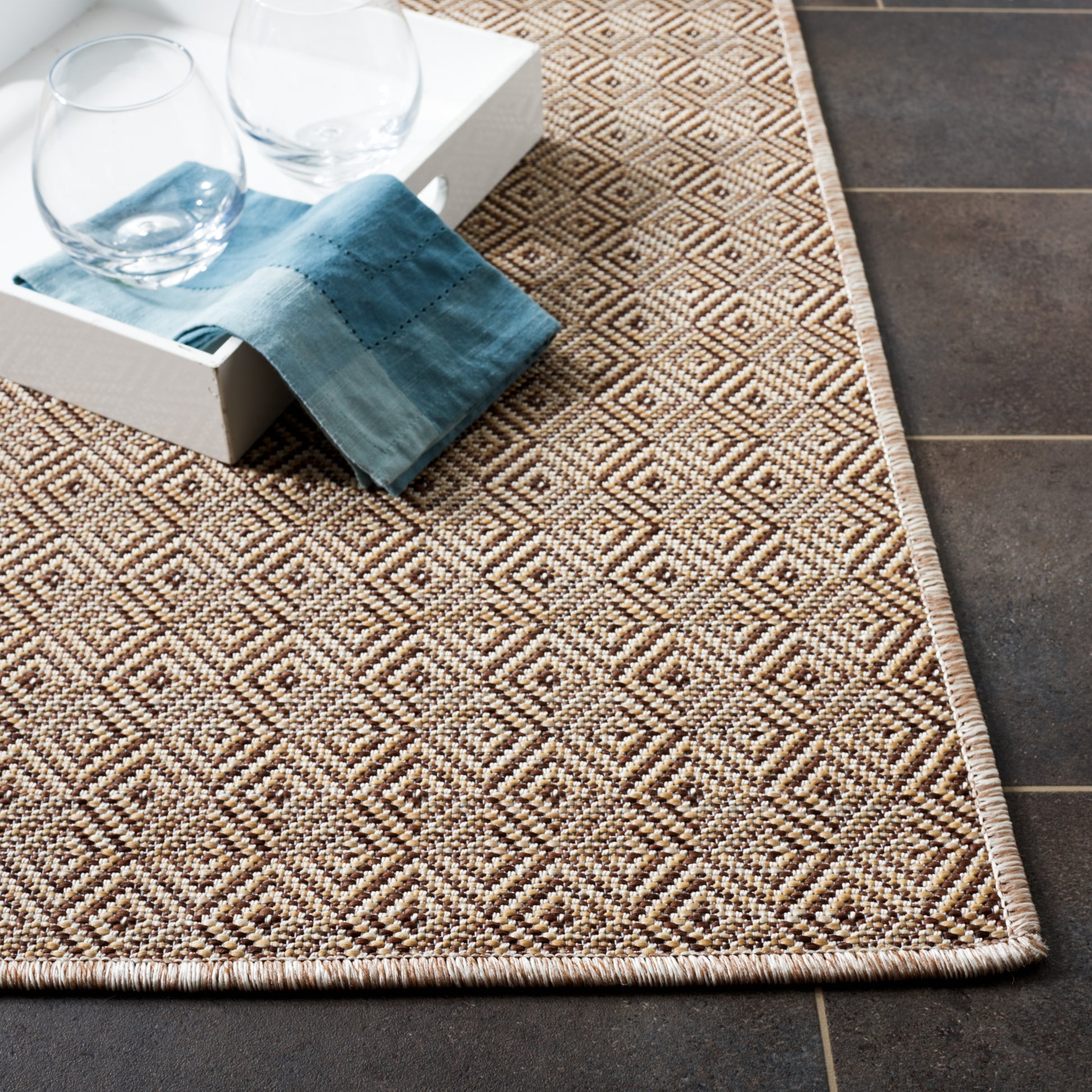 Safavieh Hampton Htn230T Brown Area Rug