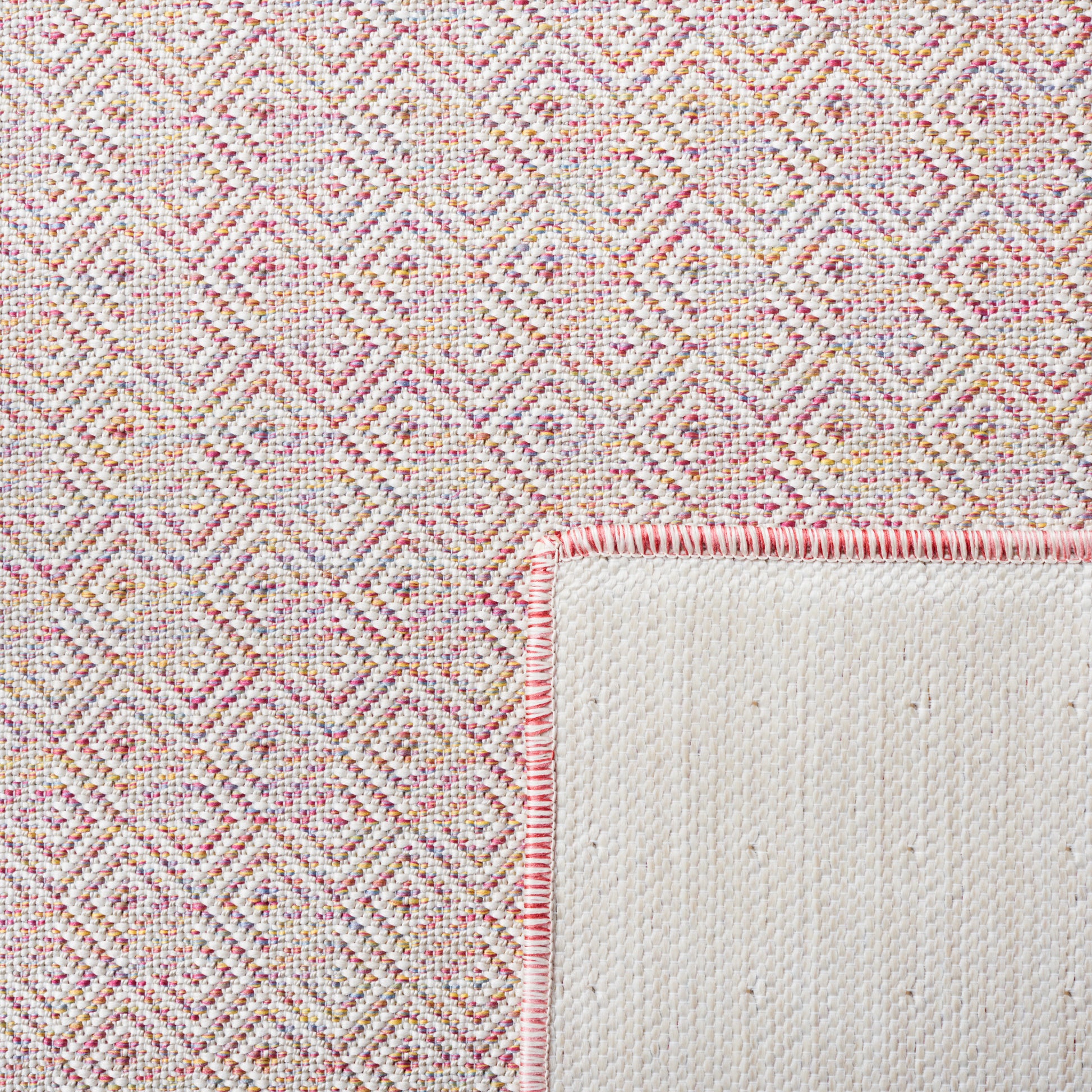 Safavieh Hampton Htn230V Light Pink/Multi Area Rug