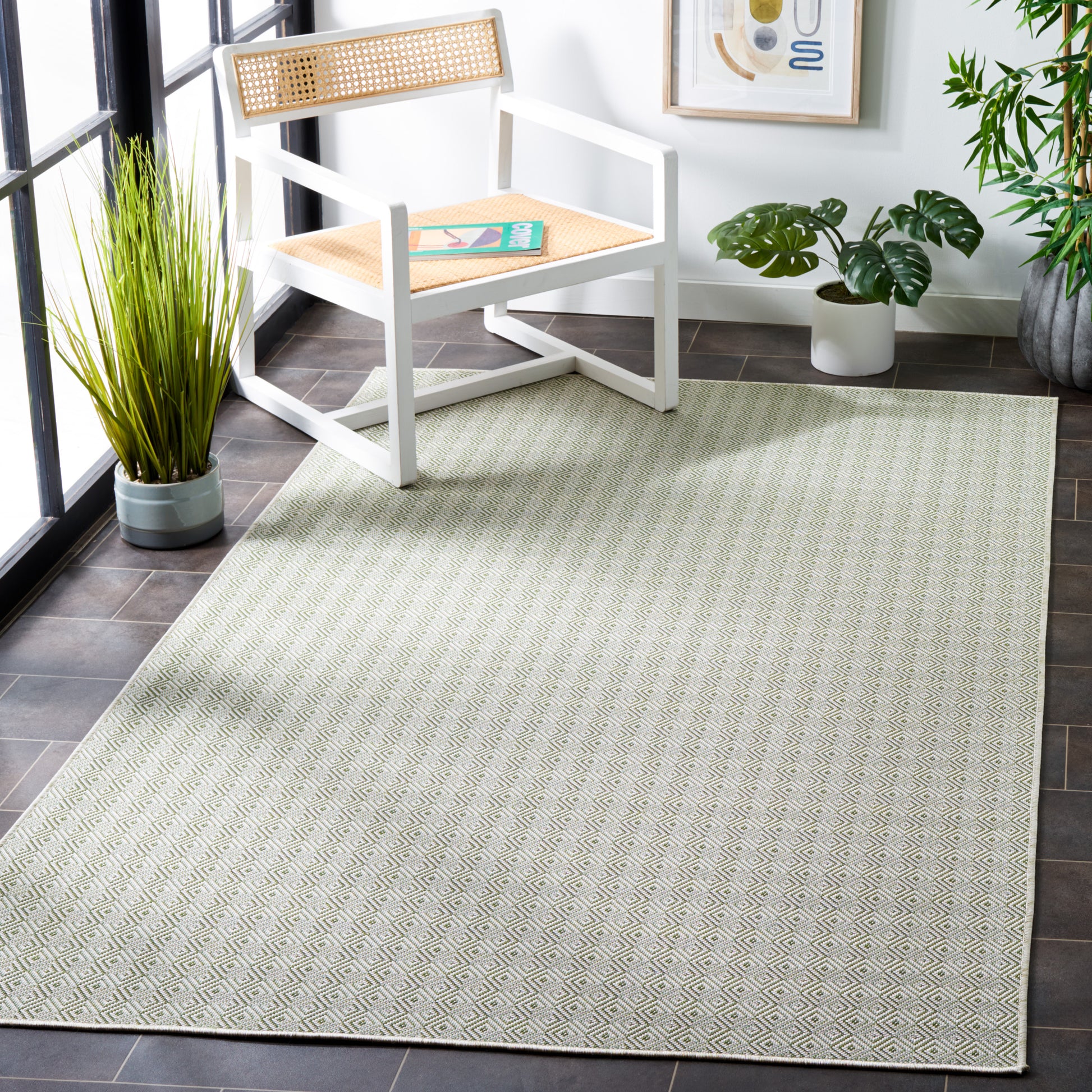 Safavieh Hampton Htn230Y Green Area Rug