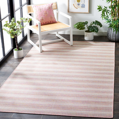 Safavieh Hampton Htn231V Pink Ivory/Multi Area Rug