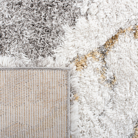 Safavieh Horizon Shag Hzn890D Grey/Gold Rugs.