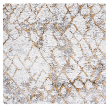 Safavieh Horizon Shag Hzn894D Ivory/Gold Area Rug