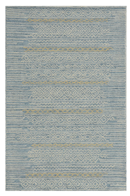 KAS Hudson 2466 Boho Blue Area Rug