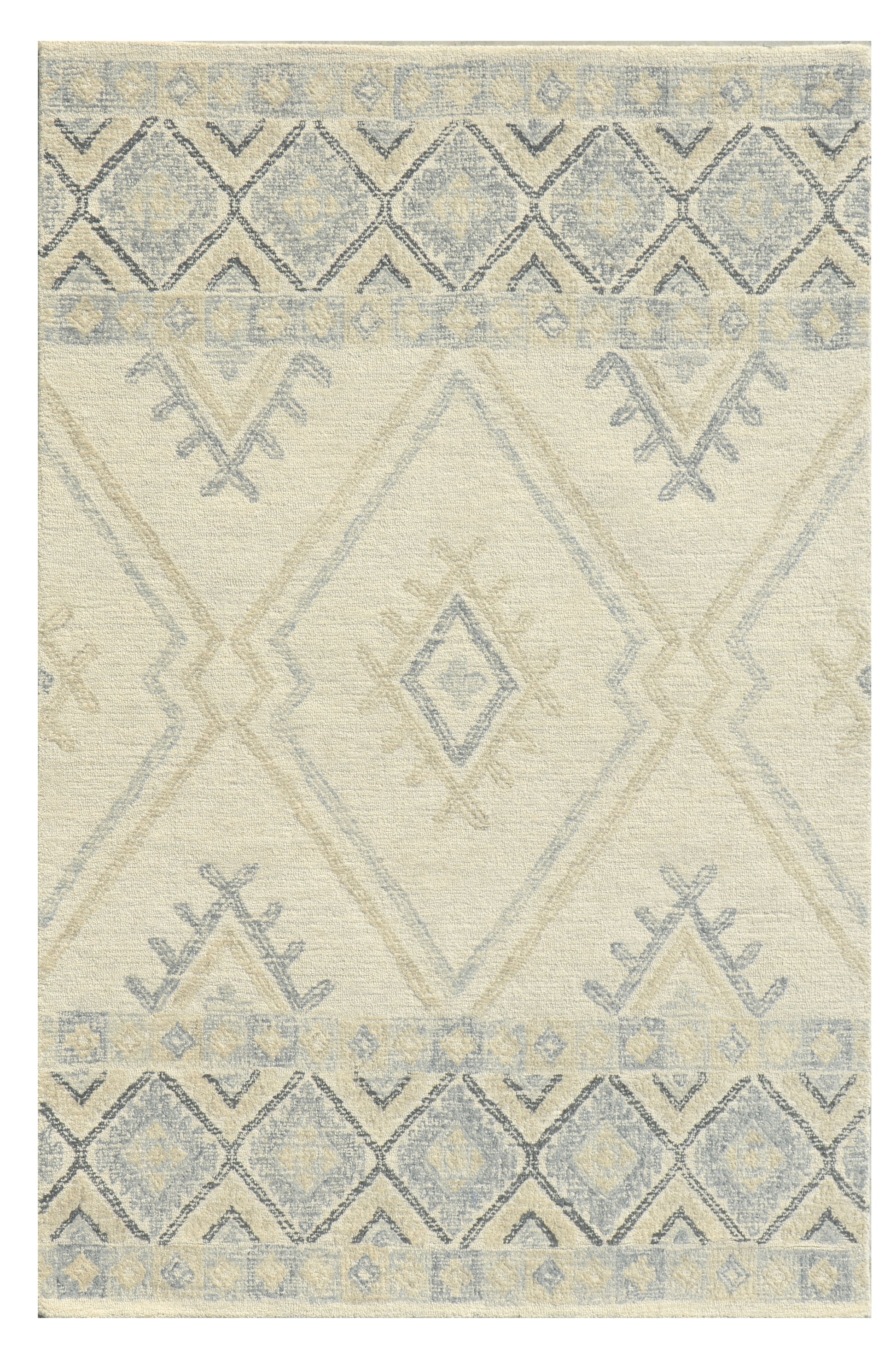 KAS Hudson 2468 Southwest Ivory/Taupe Area Rug