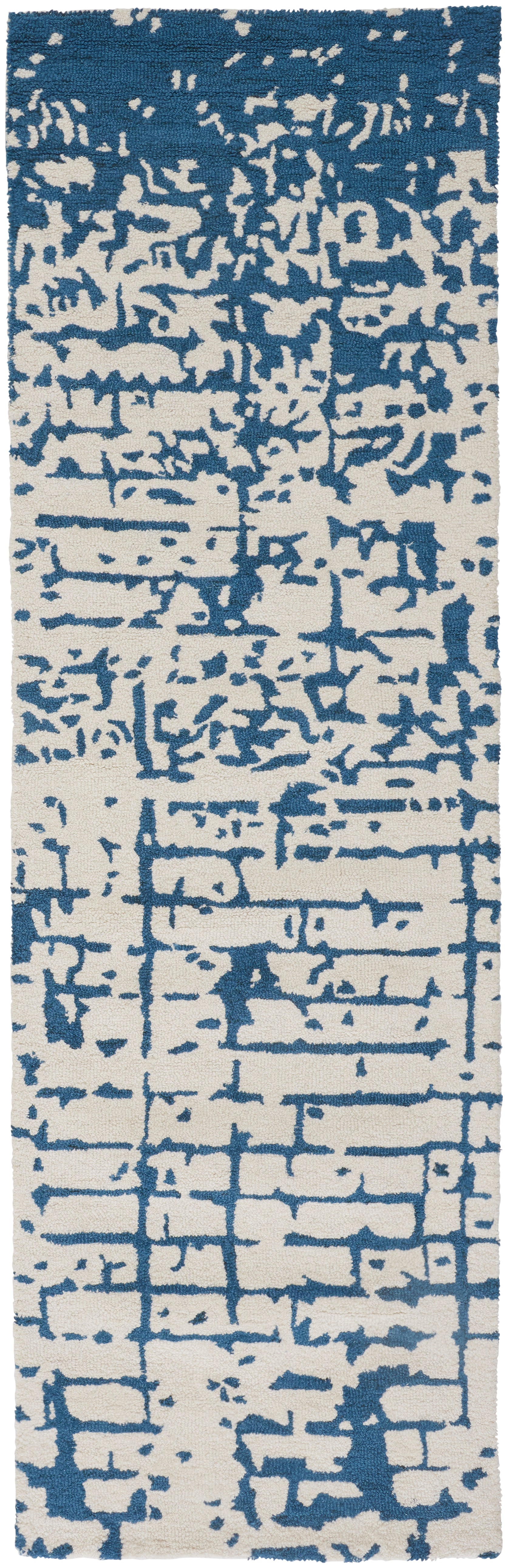 Feizy Dineen R8040 Ivory/Blue Area Rug