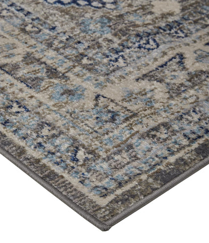 Feizy Bellini I3137 Blue/Gray Area Rug