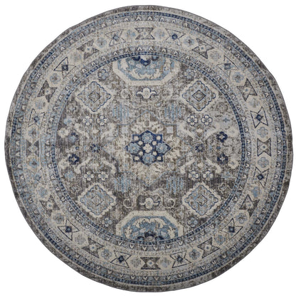 Feizy Bellini I3137 Blue/Gray Area Rug