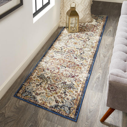 Feizy Bellini I3138 Gold/Blue Area Rug