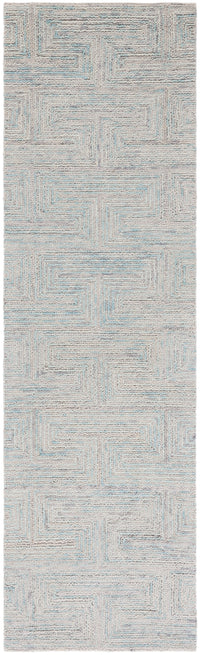 Safavieh Ikat Ikt101K Teal/Grey Area Rug