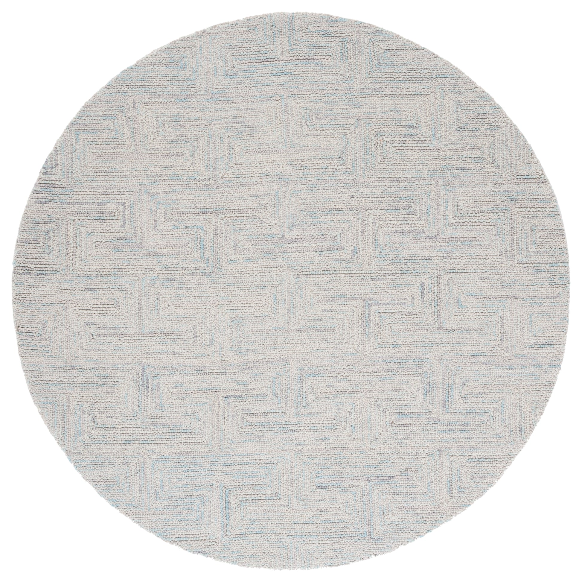 Safavieh Ikat Ikt101K Teal/Grey Area Rug