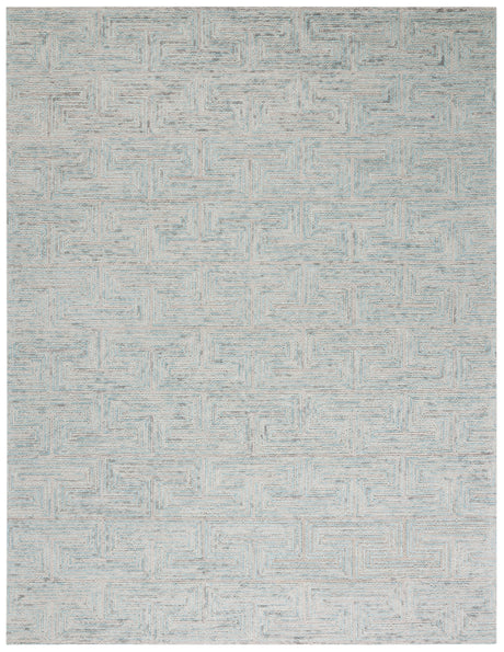 Safavieh Ikat Ikt101K Teal/Grey Rug.