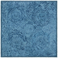 Safavieh Ikat Ikt506N Dark Blue Area Rug