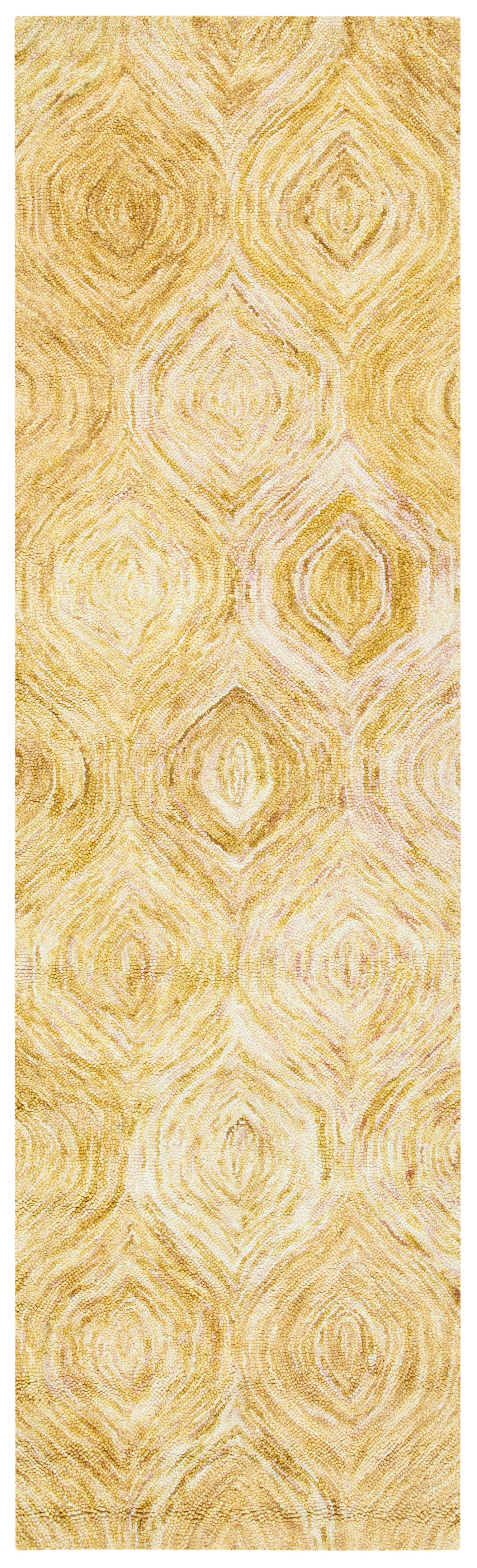 Safavieh Ikat Ikt631D Gold Area Rug