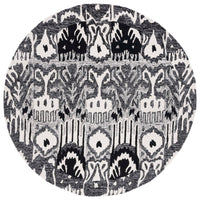 Safavieh Ikat Ikt651Z Black/Ivory Area Rug