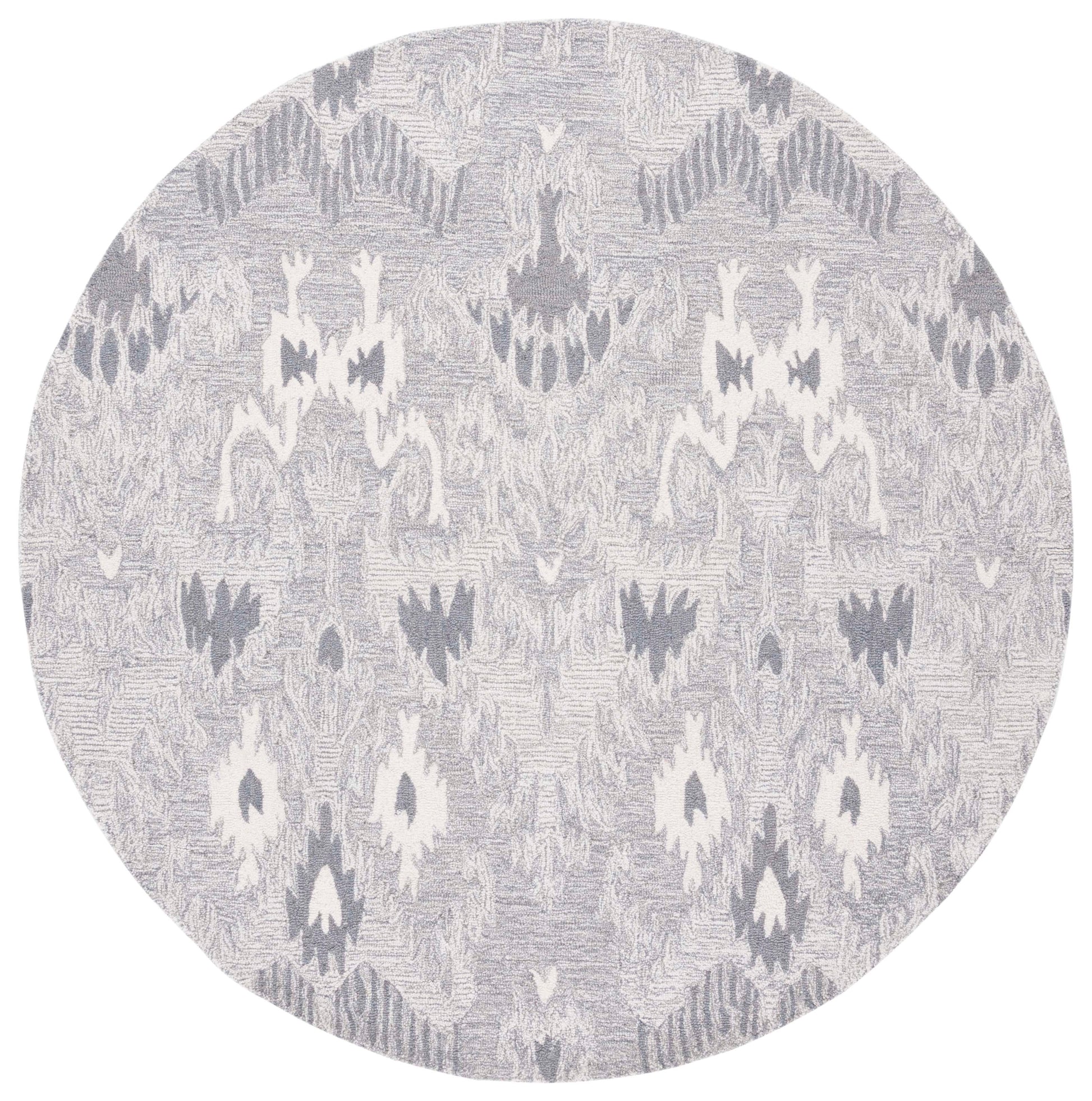 Safavieh Ikat Ikt652F Grey/Ivory Area Rug