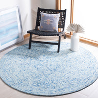 Safavieh Ikat Ikt704M Blue Area Rug