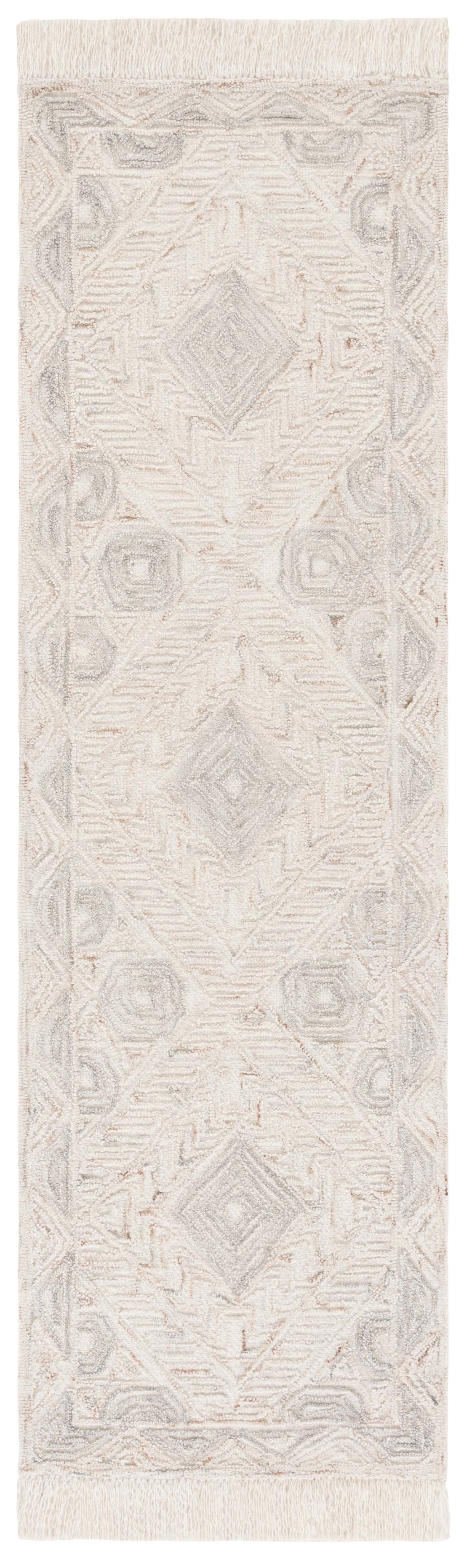 Safavieh Ikat Ikt801B Ivory/Grey Area Rug