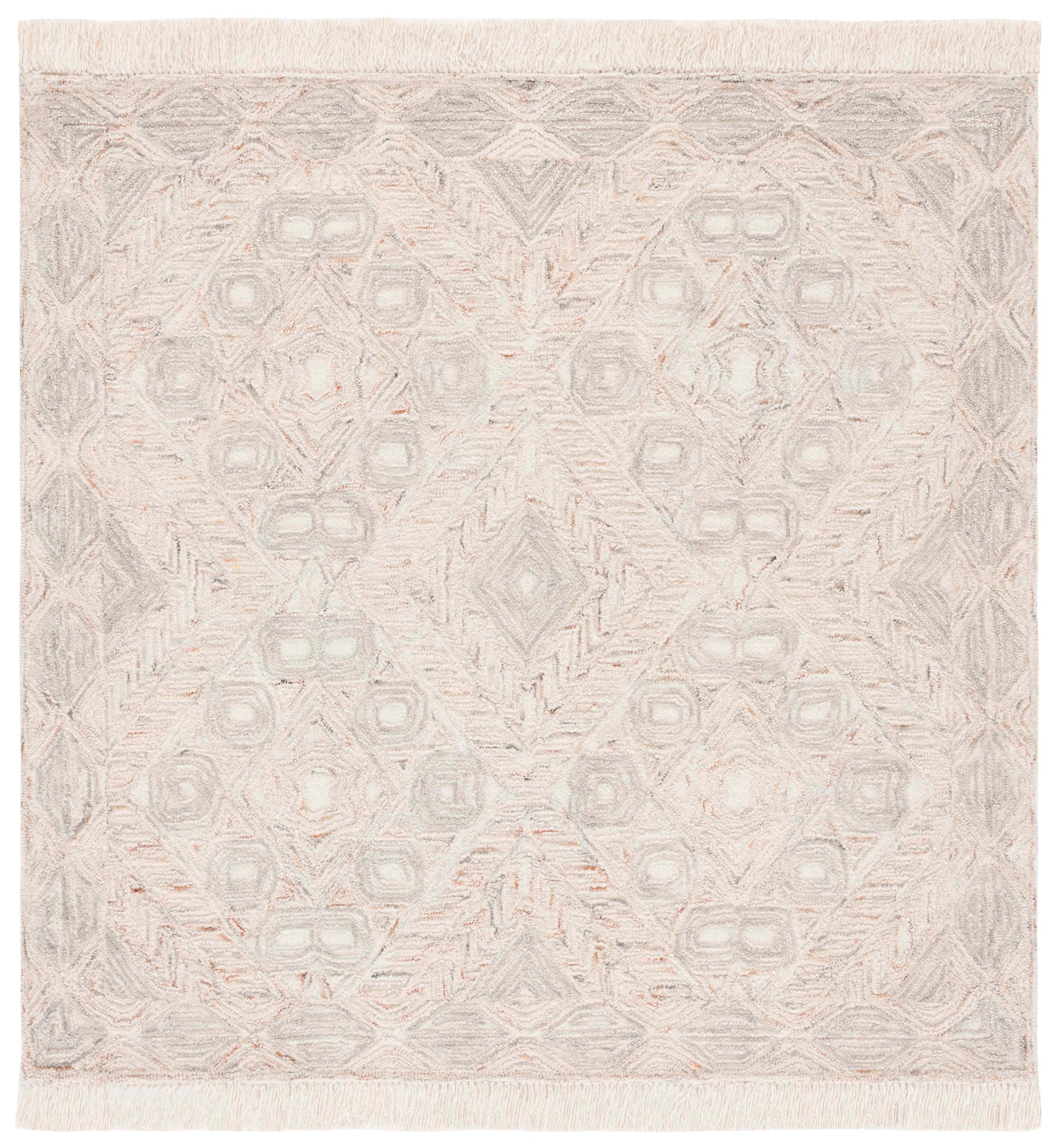 Safavieh Ikat Ikt801B Ivory/Grey Area Rug