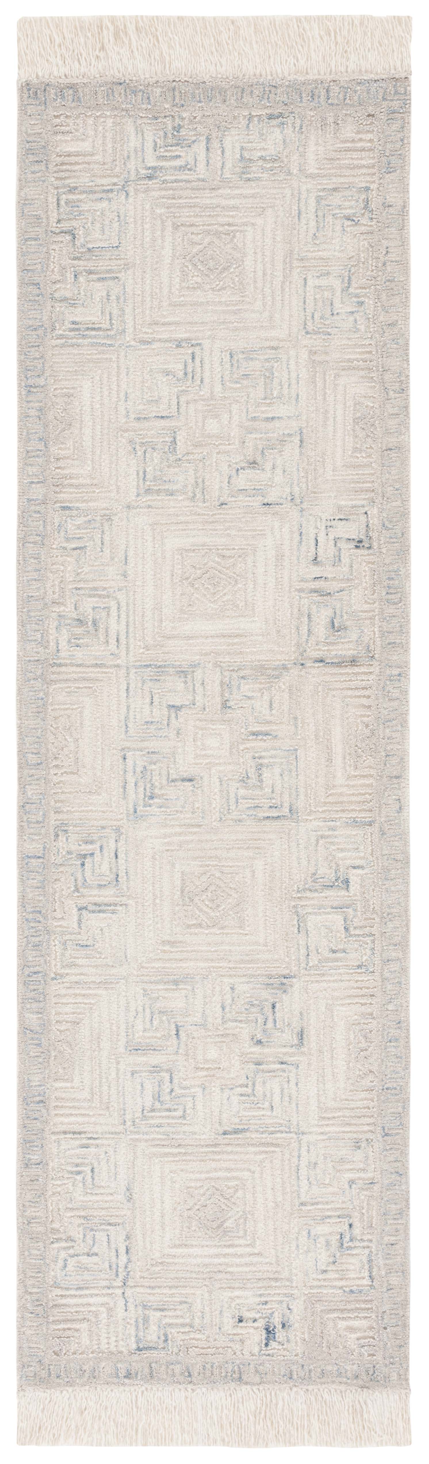 Safavieh Ikat Ikt802B Ivory/Grey Area Rug