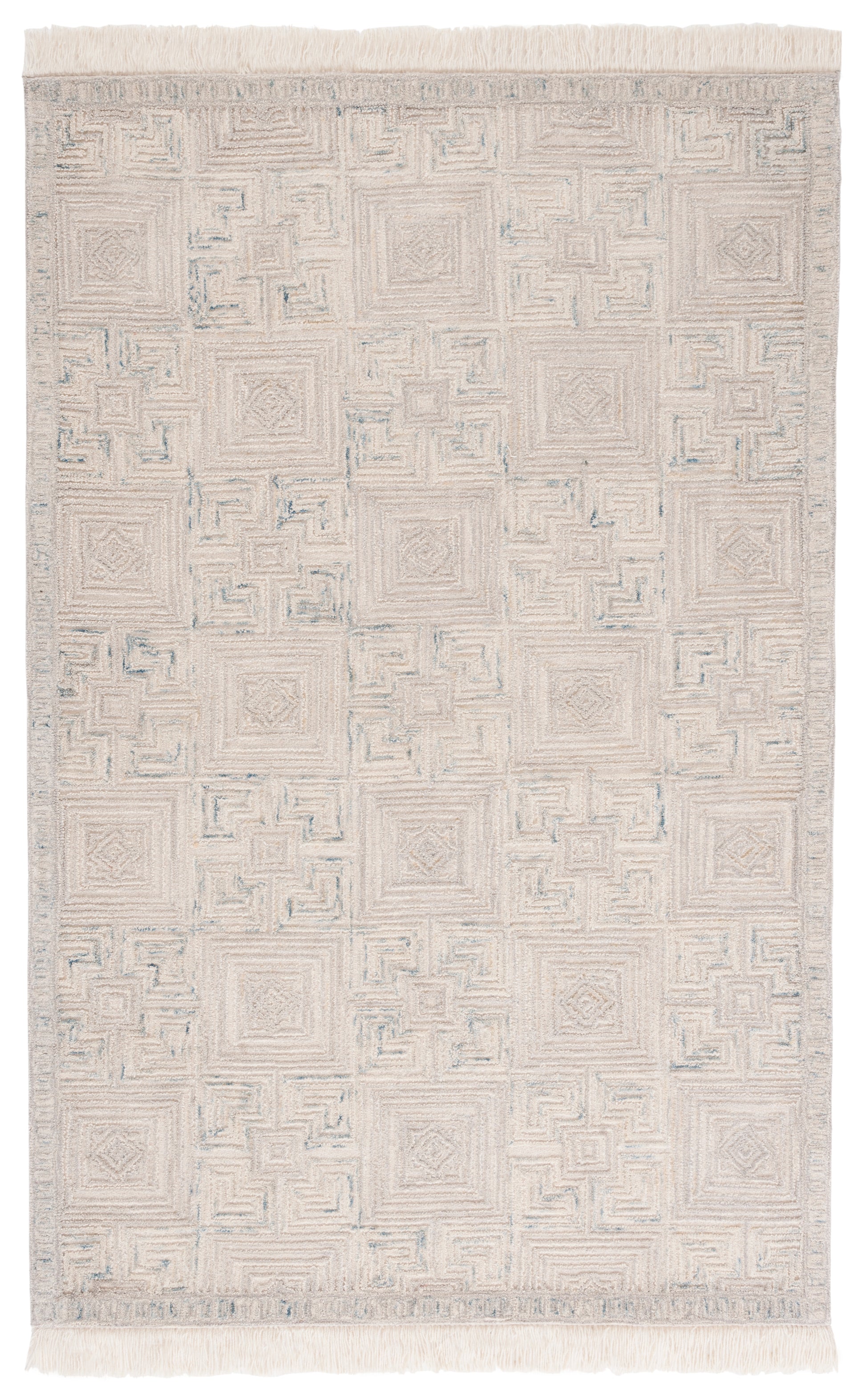 Safavieh Ikat Ikt802B Ivory/Grey Area Rug