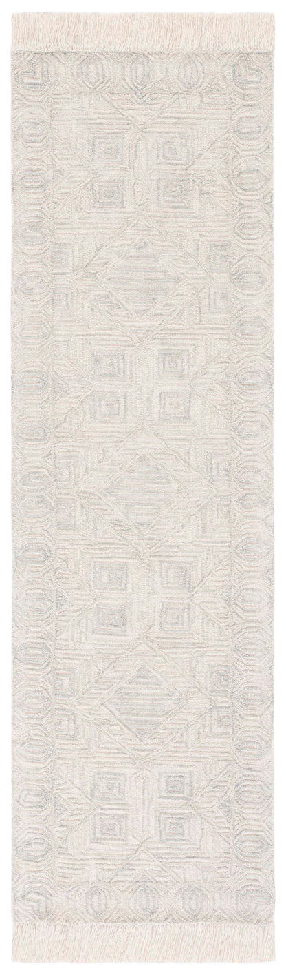 Safavieh Ikat Ikt804B Ivory/Grey Area Rug