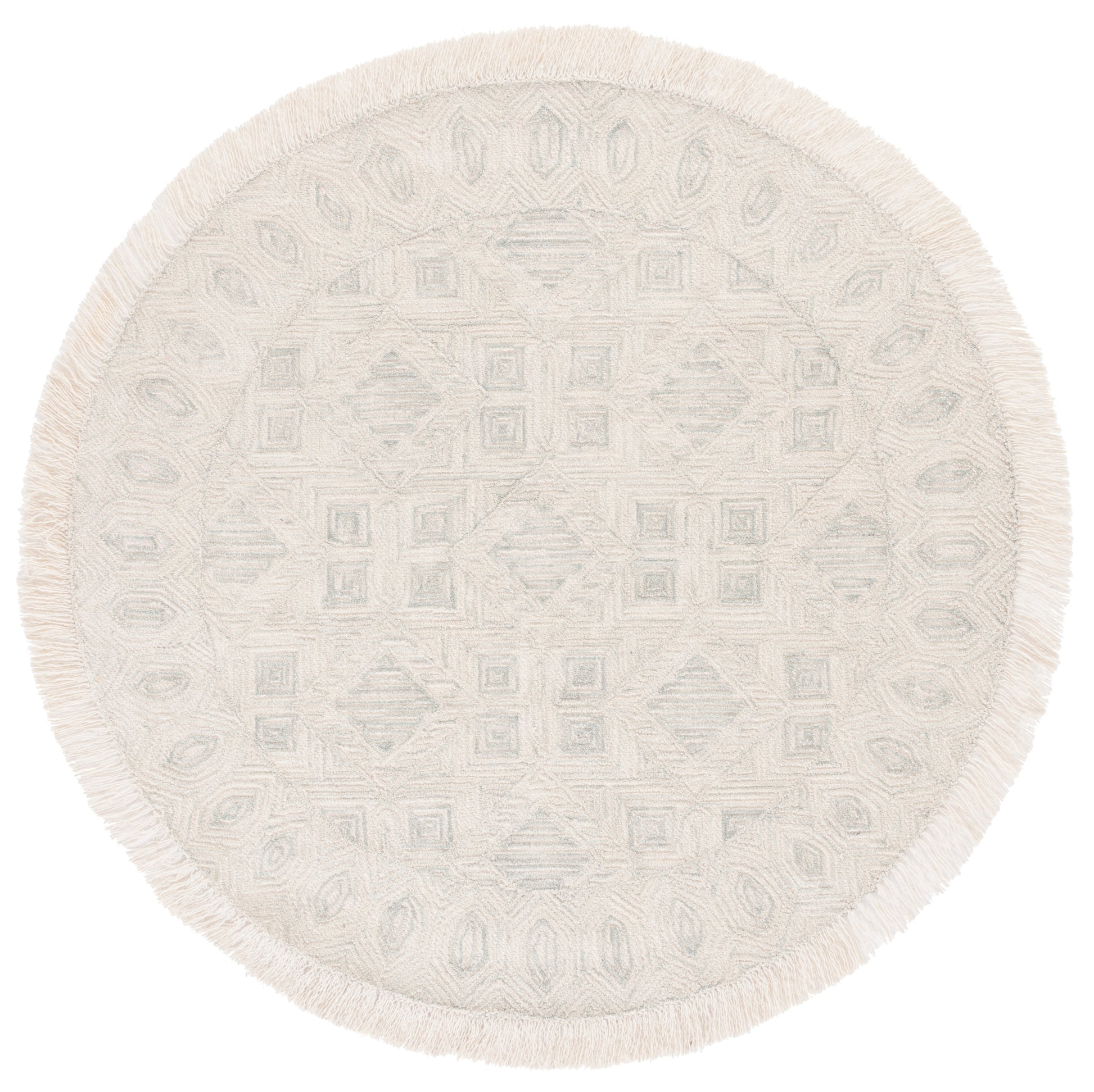 Safavieh Ikat Ikt804B Ivory/Grey Area Rug