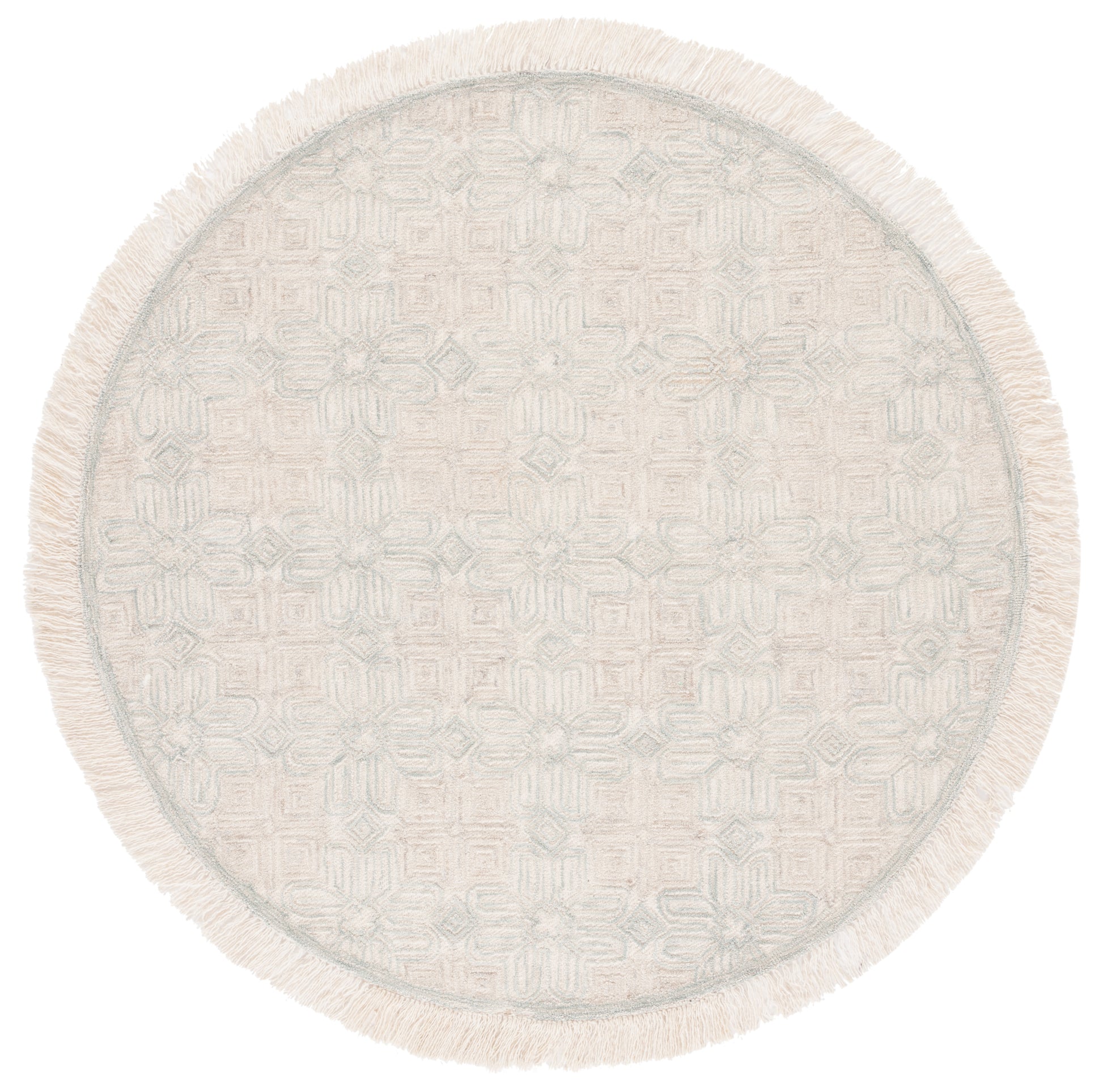 Safavieh Ikat Ikt805B Ivory/Light Blue Area Rug