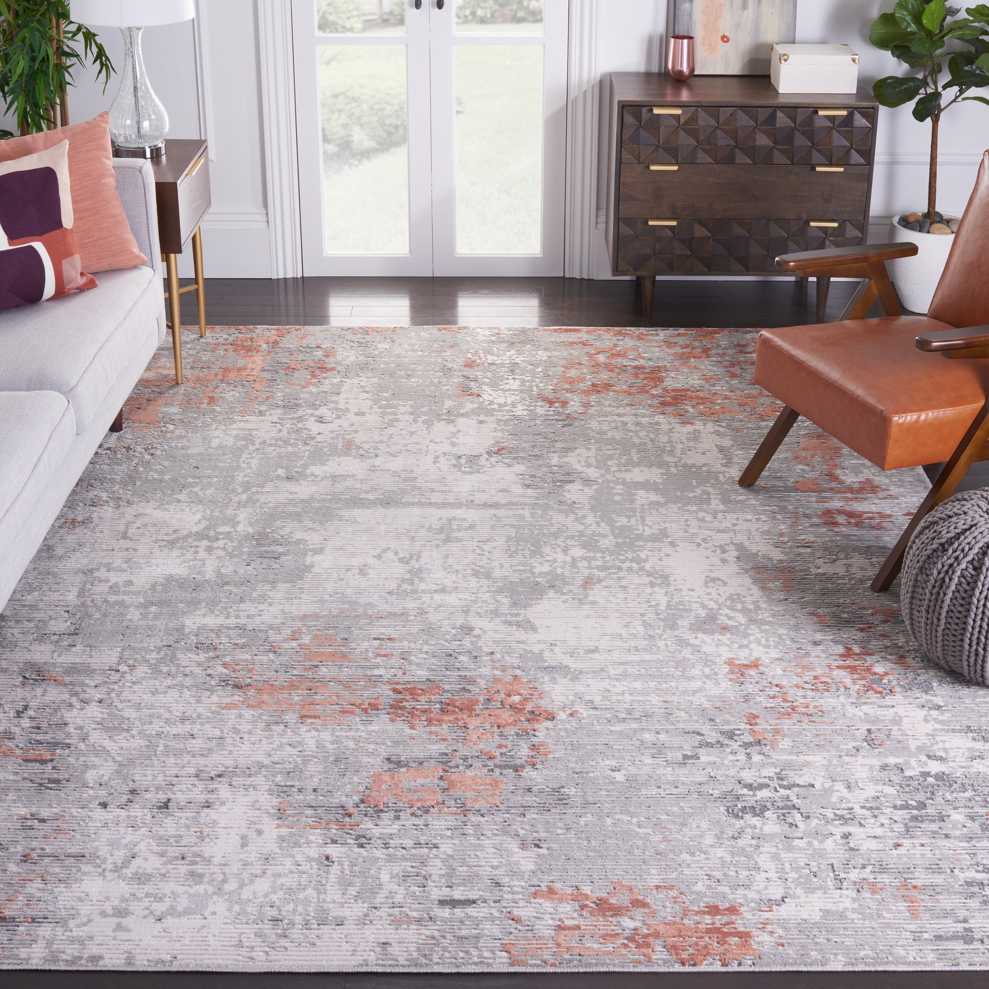 Safavieh Invista Inv540F Grey/Light Grey Area Rug