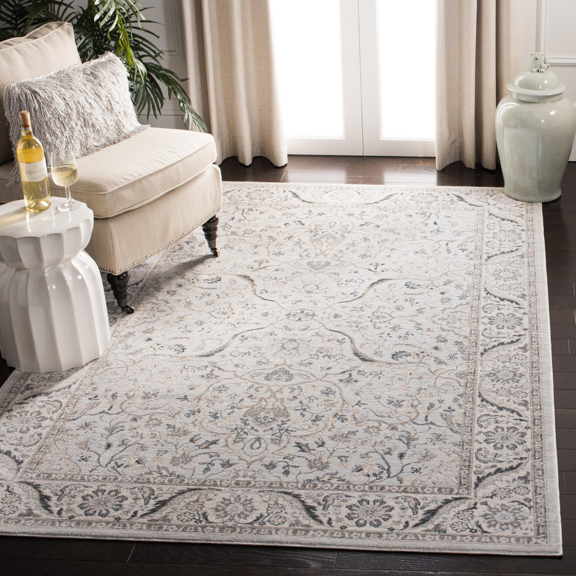 Safavieh Isabella Isa912F Light Grey/Cream Area Rug