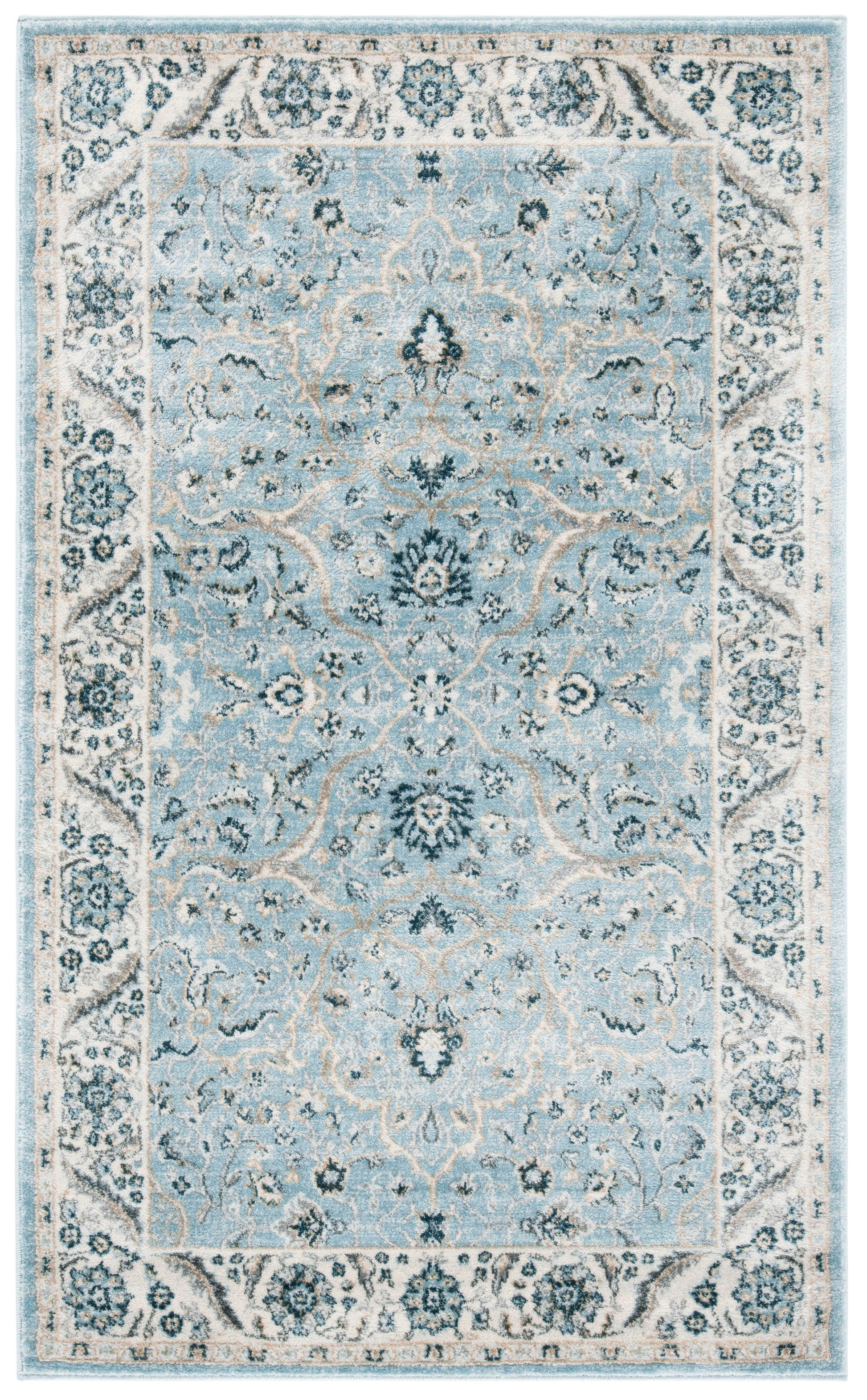 Safavieh Isabella Isa912M Light Blue/Cream Area Rug