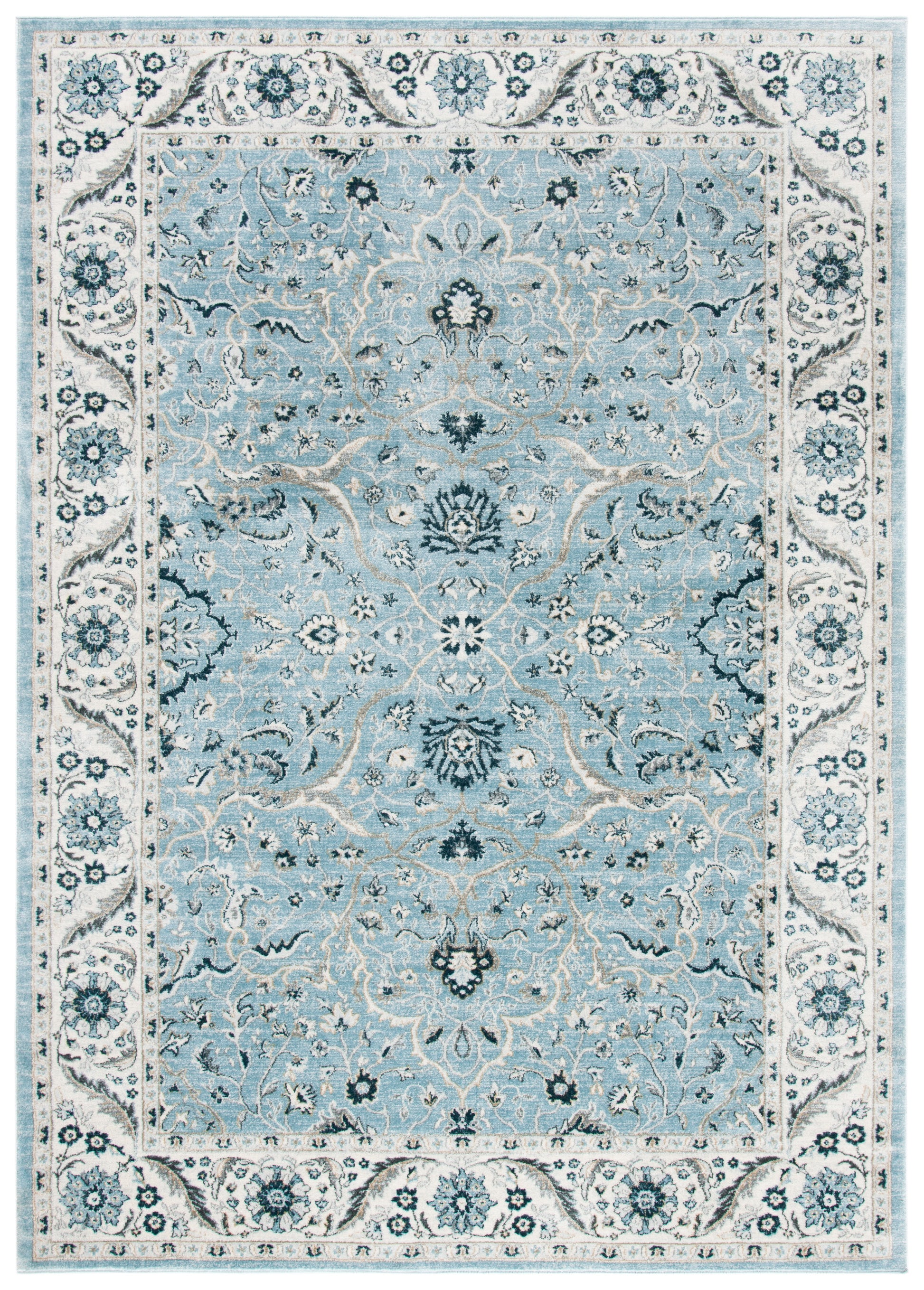 Safavieh Isabella Isa912M Light Blue/Cream Area Rug