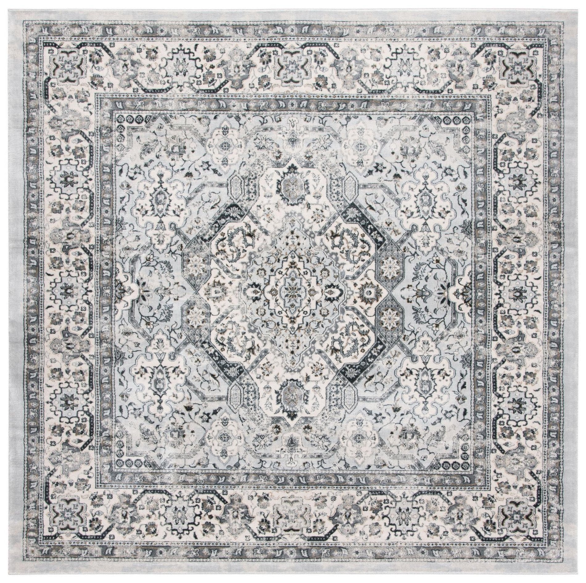 Safavieh Isabella Isa916H Dark Grey/Cream Area Rug