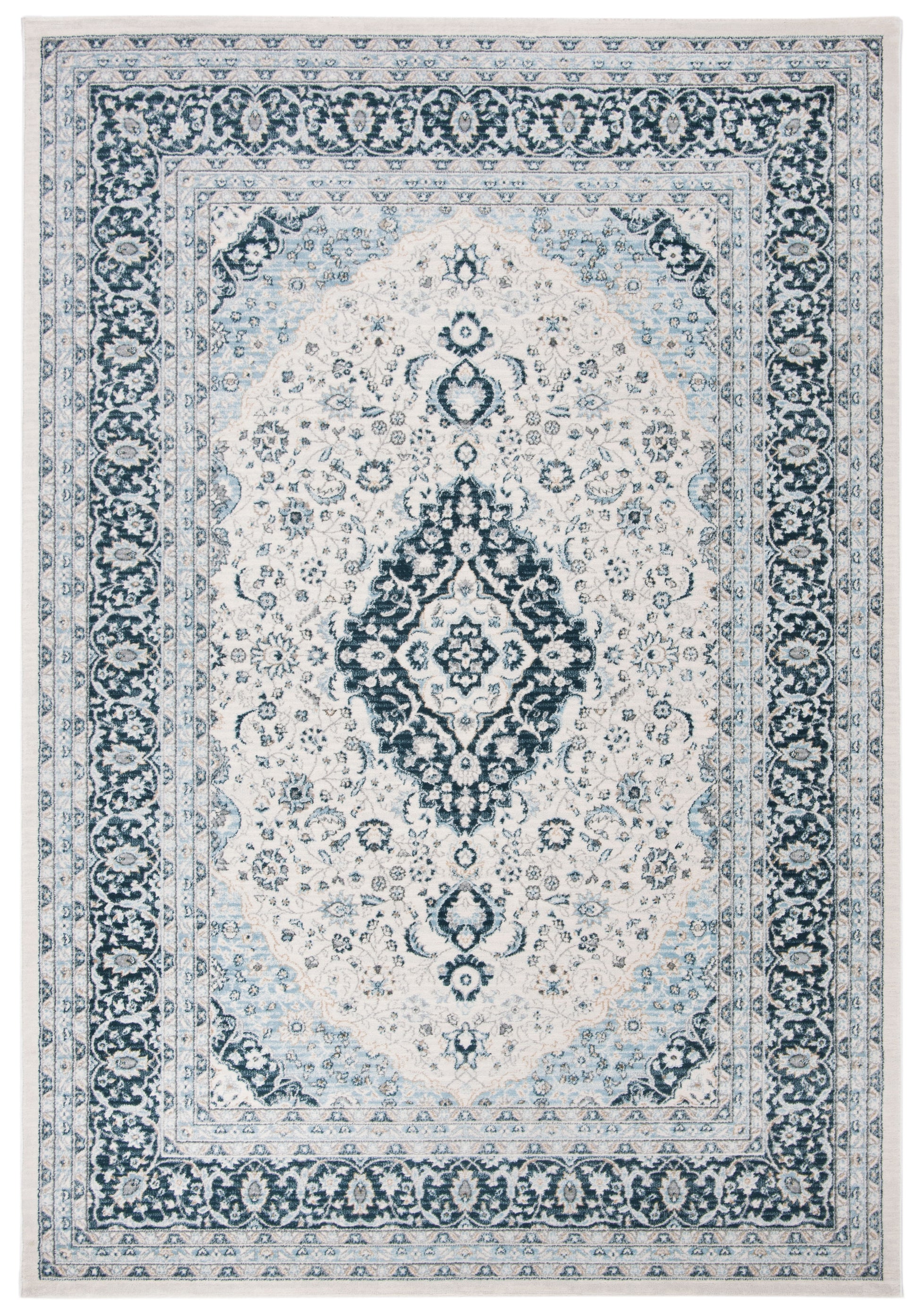 Safavieh Isabella Isa919A Cream/Dark Blue Area Rug