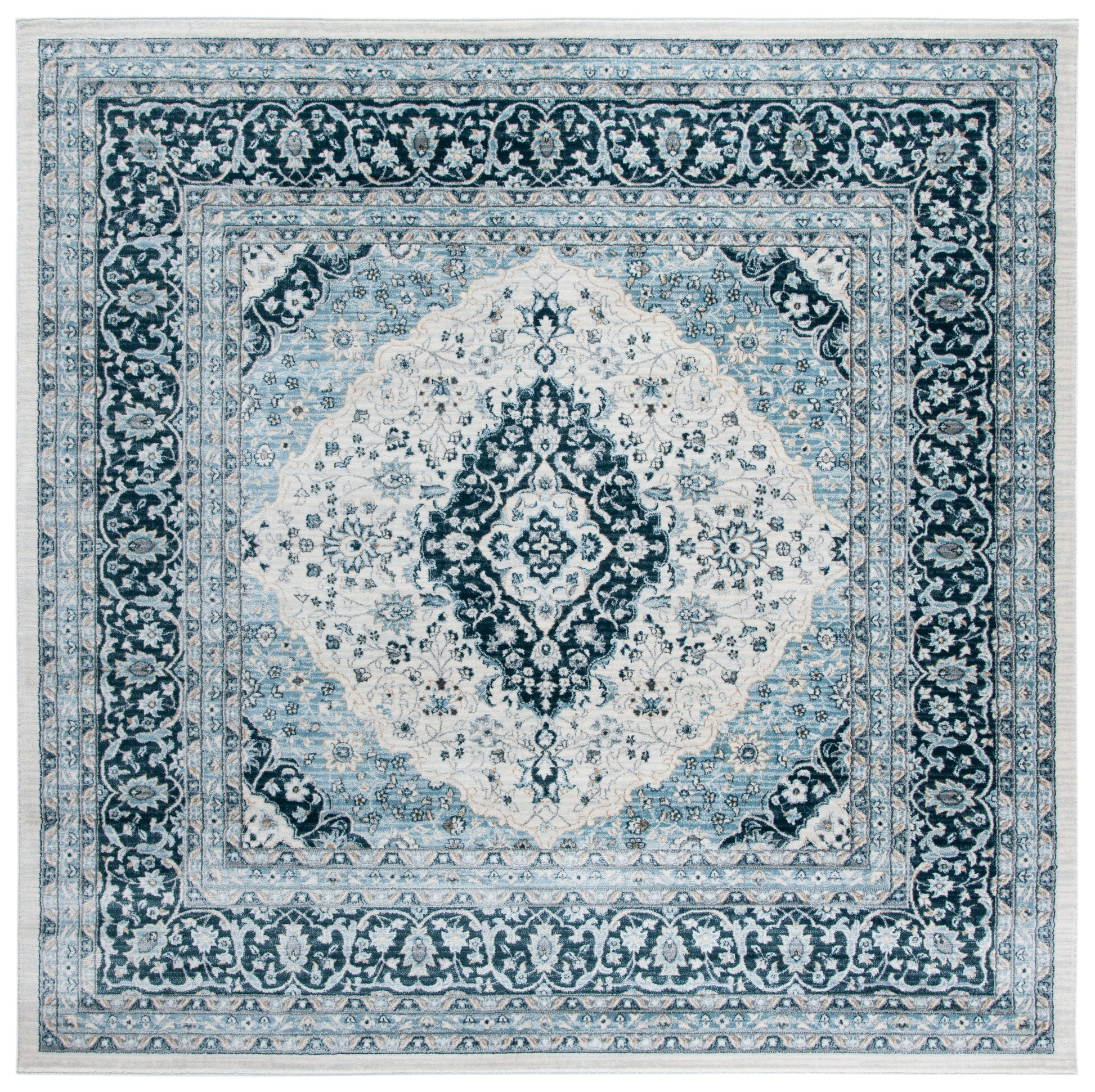 Safavieh Isabella Isa919A Cream/Dark Blue Area Rug