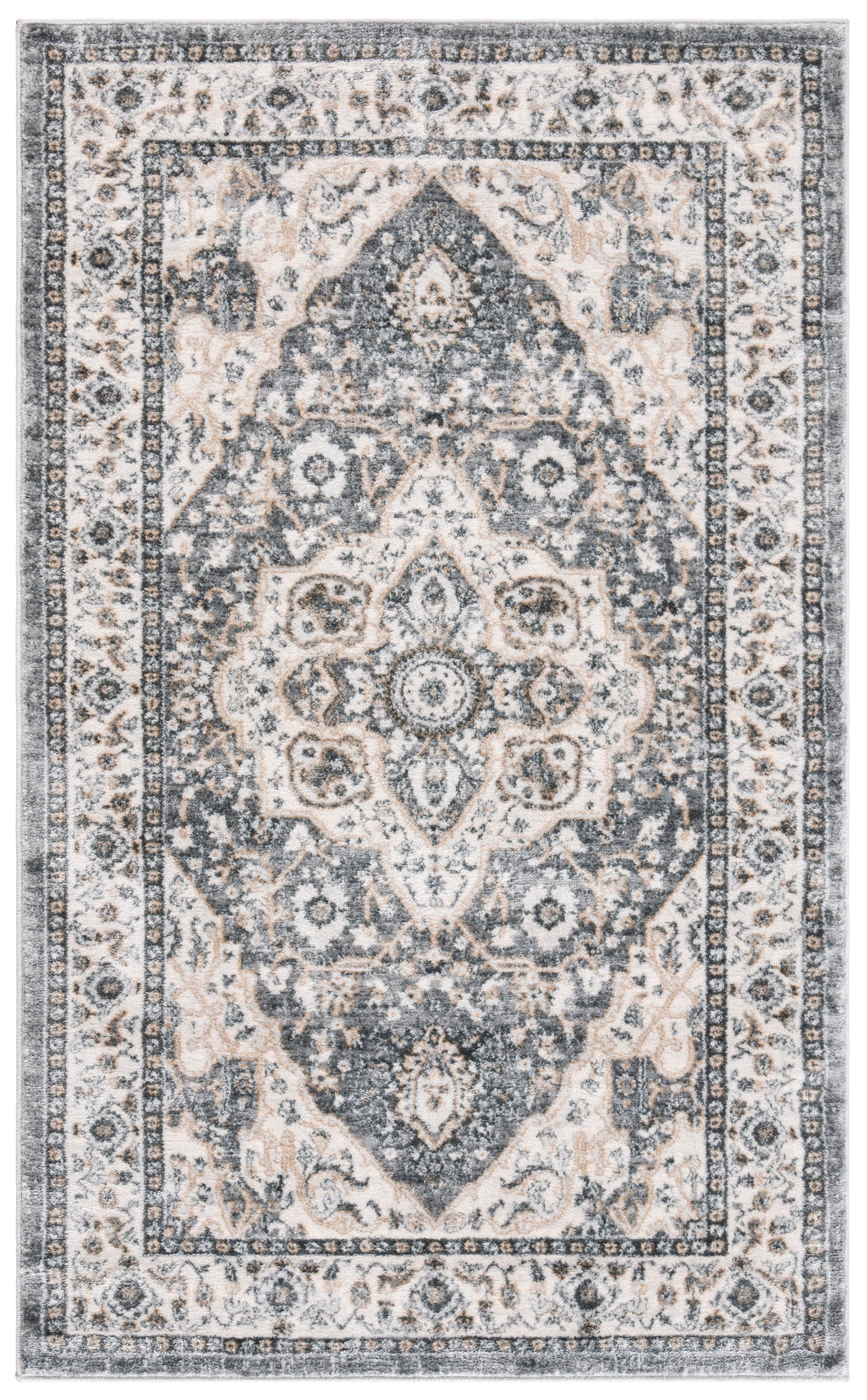 Safavieh Isabella Isa936F Grey/Cream Area Rug