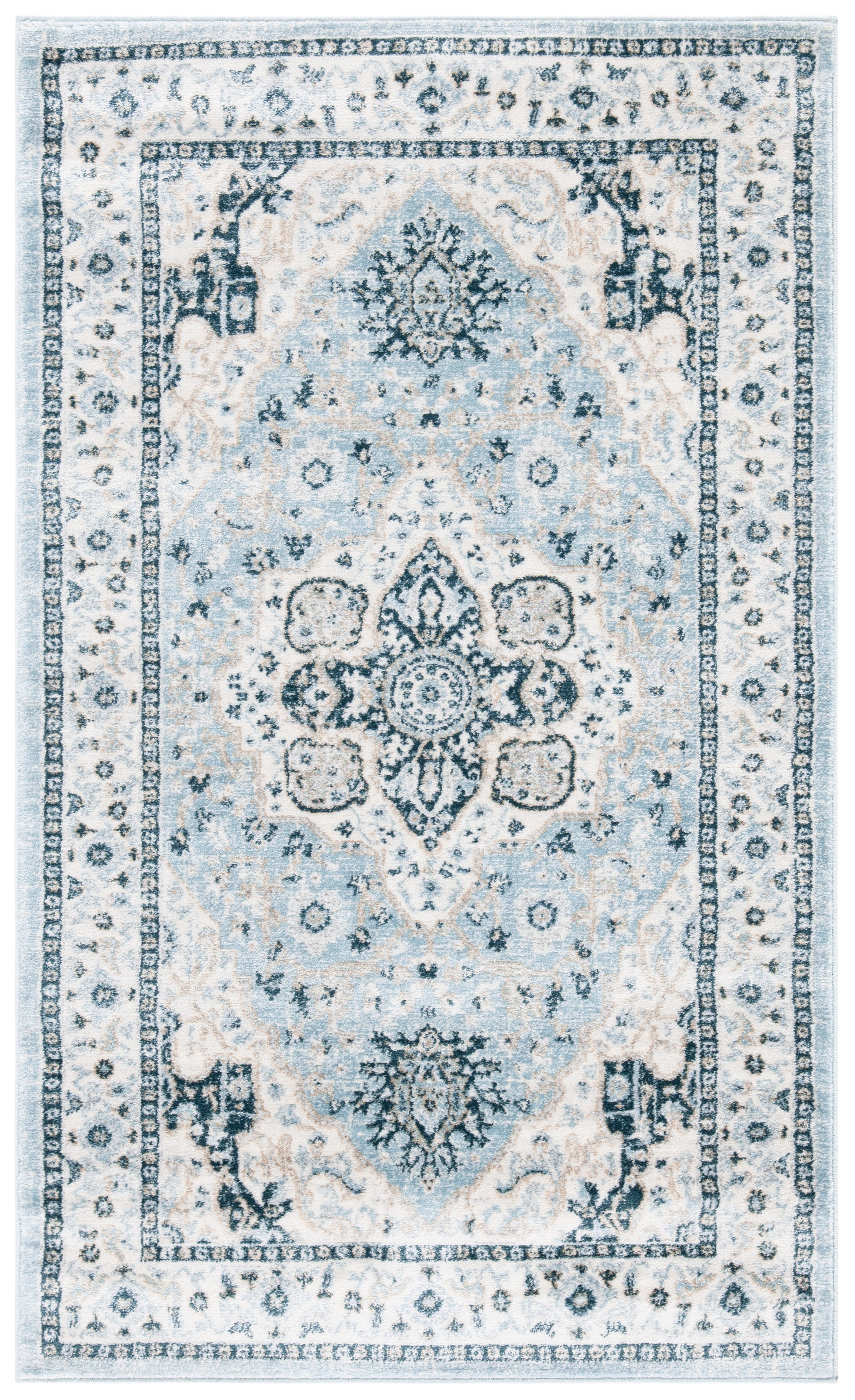 Safavieh Isabella Isa936M Light Blue/Cream Area Rug